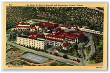 c1940's Air View St. Mary's Hospital And Sanatorium Tucson Arizona AZ Postcard picture