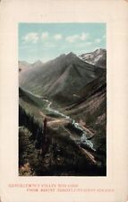 Illecillewaet Valley And Lop Mount Abbott Canadian Rockies Vtg Postcard CP357 picture