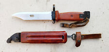 TULA Vintage Russian Soviet Bakelite Bayonet With Scabbard RARE TYPE marks picture