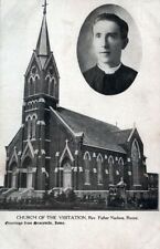 STACYVILLE IA - Church Of The Visitation Postcard - udb (pre 1908) picture