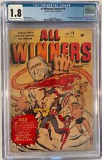 ALL WINNERS #19 1946 CGC GD 1.8 ULTRA RARE 1ST ALL WINNERS SQUAD picture