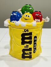 M&M's World Out of the Bag Ceramic Candy Character Cookie Jar picture