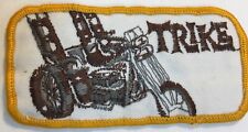 Super RARE VINTAGE 1967 AEE TRIKE Motorcycle Jacket Patch - with 1962 Corvair picture