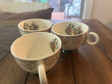 Antique Chinese Set With White Gold trim and Painting Inside picture
