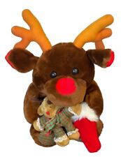 Sunsational Rudolph Reindeer Plush Christmas 18” Holiday Stuffed Animal picture