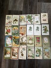 Lot of 29 Embossed Antique~CHRISTMAS & NEW YEAR  POSTCARDS X2 picture