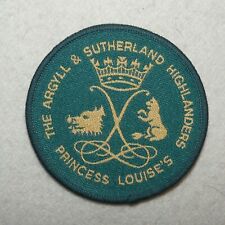 UK Princess Louise's Argyll & Sutherland Highlanders Souvenir Museum Patch picture