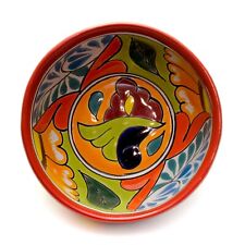Talavera Pottery Colorful Hand Painted Bowl J.P. Artisanias Mexico Vintage  picture