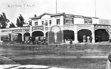 Liberty Theatre Cut Rate Drug Store Blythe California CA Reprint Postcard picture