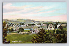 Postcard Maine Brownville ME Aerial Birds Eye View 1910s Unposted Divided Back picture
