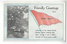 1919 Friendly Greetings from Mesa, Washington picture