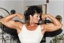 Muscle Woman FOUND PHOTOGRAPH Color JOANNE mc CARTNEY Portrait 21 41 T picture