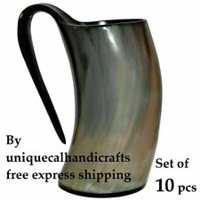 Vintage Viking Drinking Horn Cups Ale Steins Mugs For Beer Wine LOTS OF 10 PCS picture