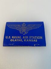 U.S. NAVY: NAVAL AIR STATION (OLATHE, KANSAS) Matchbook picture