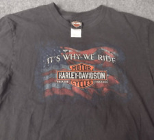 Harley Davidson Stonewall Orange VA Men's T-Shirt Large Made in  USA picture