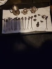21 PC Mixed Lot STERLING SILVER HOR'DEORVES FORKS 3