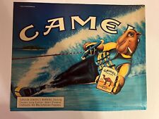 Vtg 1990s Camel Cigarettes Ad, Joe Camel Waterskiing picture