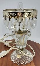 Vintage Michelotti Crystal Cranberry Boudoir/Parlor Lamp Made in Holland picture