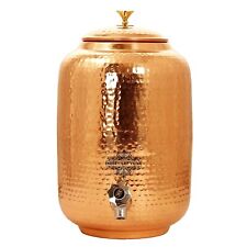 Copper Water Dispenser Hammered Container Pot 12L Copper Storage and Kitchenware picture
