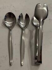 WMF Germany Cromargen Serving Spoons & Tongs Stainless Flatware 3 PC picture