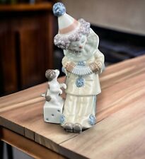 LLADRO Pierrot Concertina Clown With Puppy Dog retired By Jose Puche #5279 picture