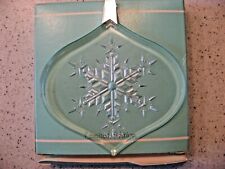 Vtg Limited Edition Tupperware Collectible Snowflake Christmas Ornament 1988 picture