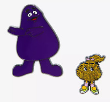 McDonald's Grimace & Fry Kid Enamel Pin Set Loungefly picture