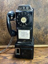 Automatic Electric Company Pay Telephone 3 Coin Slot w  Rotary Dial w KEYS picture
