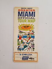 1960's ? GREATER MIAMI OFFICIAL TOUR MAP picture