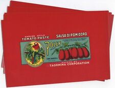 25 Polly Brand, Taormina Corporation Tomato Can Labels, Wholesale picture