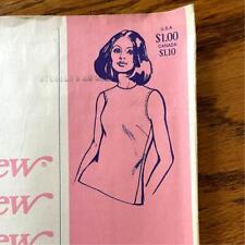 Vintage 1970s Sewing Pattern Stretch & Sew 350 Size XXS-2XL Sleeveless Top UNCUT picture