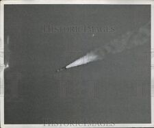 1959 Press Photo Navy's 1st test vehicle fired from surface ship off Florida picture
