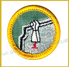 NEW 1963, Cadette Girl Scout DRESSMAKER Badge Hard to Find Sewing  picture