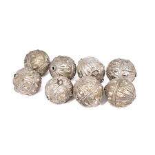 8 Loose Yemeni Hollow Metal Beads Ruth Flynn Collection picture