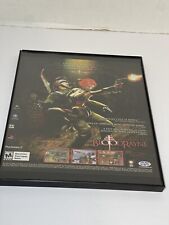 BloodRayne - Vintage Sexy Vampire Gaming Print Ad / Game Room Wall Art Framed picture