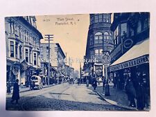 Pawtucket, Rhode Island Main Street Vintage Postcard ~undivided Back picture