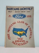 Ford Monthly The Mustang Club Of America 1978 Grand Nationals Aug 78 Vol 1 No 7 picture