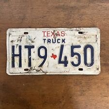 Vintage Texas Truck License Plate Tag picture