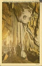 Drapery Curtains, Carlsbad, NM Vintage Linen Postcard. Q020 picture