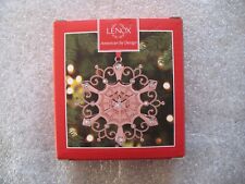 LENOX COLORS OF GOLD, ROSE GOLD STAR SNOWFLAKE ORNAMENT picture
