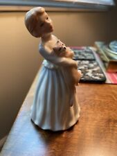 Royal Doulton - My First Pet (Girl with Cat) 4.75