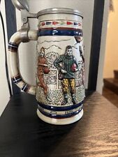 VINTAGE 1983 AVON NFL HISTORY OF FOOTBALL BEER STEIN MADE IN BRAZIL picture