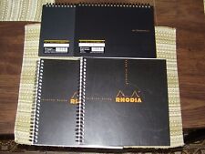 2 Rhodia Reverse Books (21 x 21cm, Graph) & 2 Maruman Mnemosyne A5 Notebooks picture