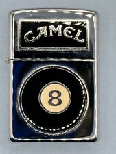 Vintage 1994 Camel 8 Ball Emblem High Polish Chrome Zippo Lighter NEW picture