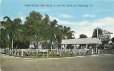 St Petersburg Florida Wedgewood Inn roadside 1940s Postcard 21-8012 picture