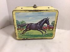 1950s Lassie and Black Beauty Metal Lunchbox picture