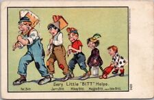 Vintage 1900s Comic Greetings Postcard 