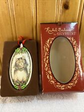Rachel Badeau for Silvestri Double Sided Cat 3.5” Christmas Ornament 2006 picture