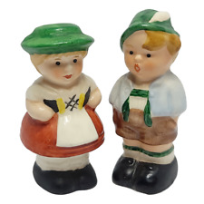 Vintage GOEBEL Hummel Bavarian Boy & Girl Salt & Pepper Shakers 70's W Germany 1 picture