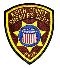 KEITH COUNTY NEBRASKA NE Sheriff Police Patch SHIELD STARS AND STRIPES picture